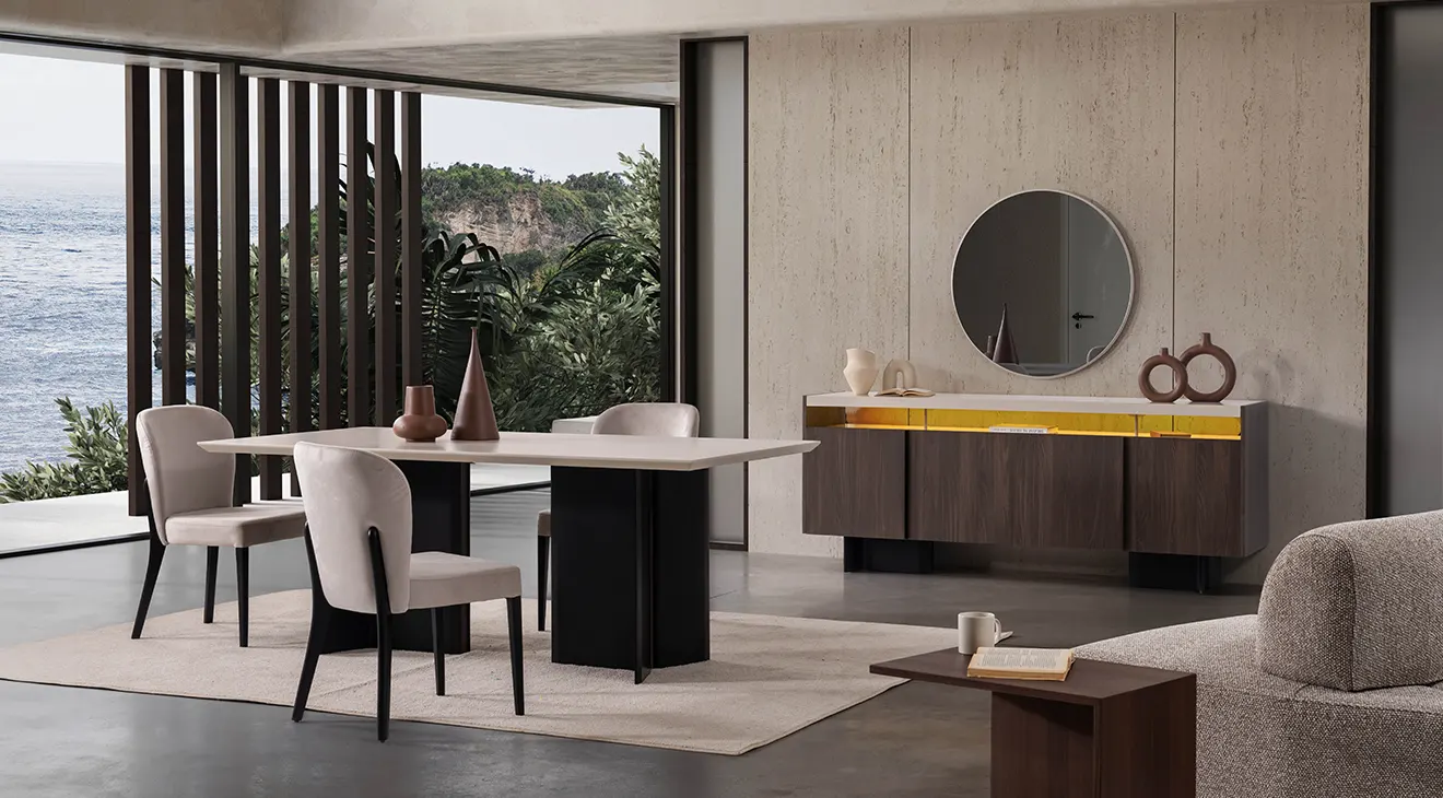 Lizbon Modern Yemek Odası Takımı